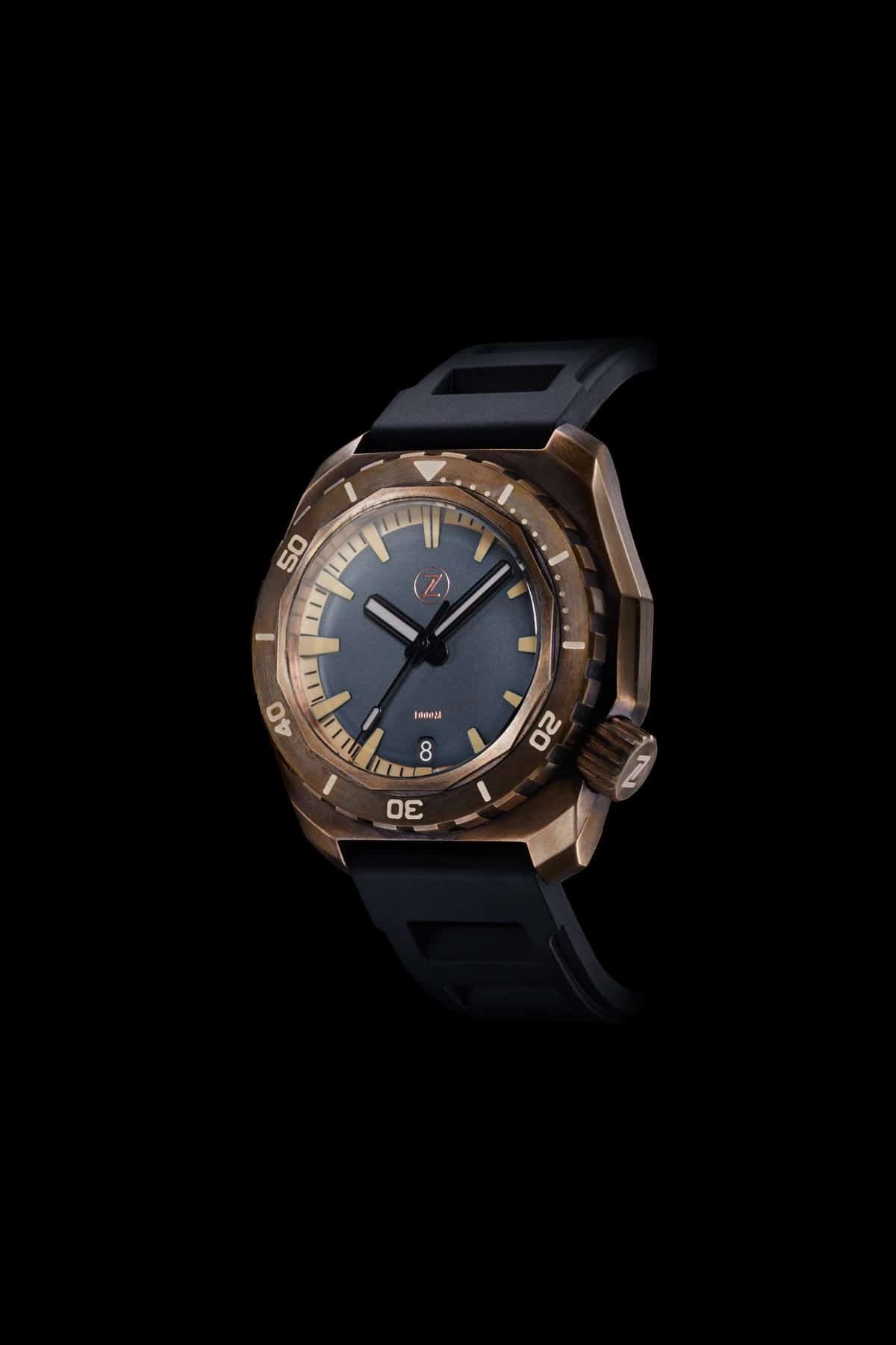 Zelos Hammerhead 1000m Diver Grey
