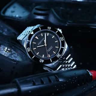 Aquatico Pacific Diver Automatic Black Dial No Date
