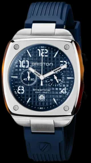 Briston Streamliner Urban - Chrono - Bleu Marine