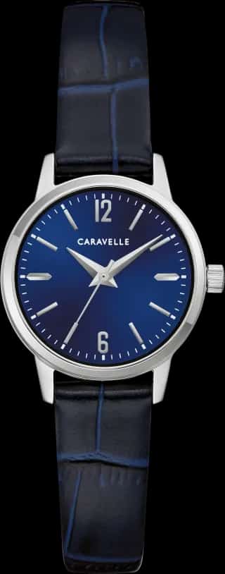 Bulova Blue Dial Leather Strap Classic 43L229