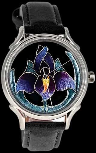 Celeste Watch Company Cloisonné Nouveau Iris by Merry-Lee Rae