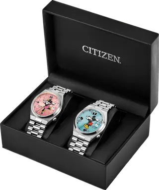 Citizen TSUYOSA Mickey Mouse and Minnie Mouse