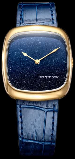 Dennison Midnight Aventurine In Gold