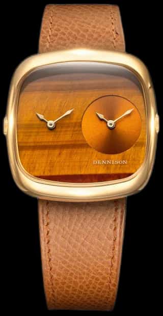 Dennison Tiger Eye & Gold Sunray In Gold