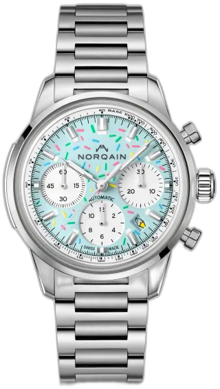 Norqain Freedom Chrono 40mm Enjoy Life Sprinkles Blue