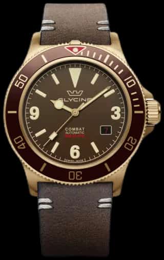 Glycine Men's Combat Sub Vintage Bronze 42mm Automatic Watch GL0420