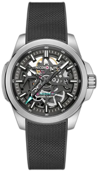 Norqain Independence Skeleton 40mm Anthracite Turquoise