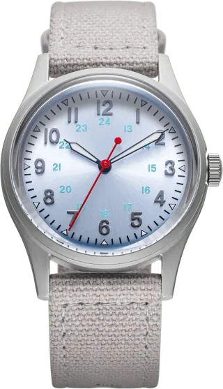 Praesidus Gray Canvas Strap 34mm