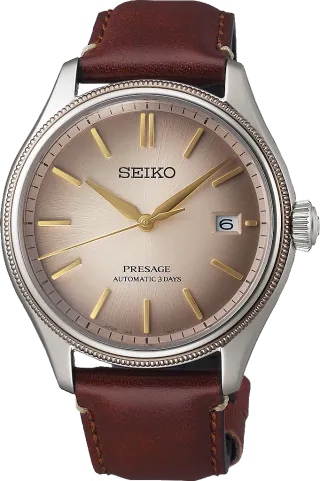 Seiko Presage Classic Series Upcycled Leather Strap Limited Edition