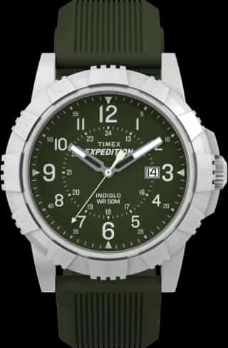 Timex Expedition Ridge 43mm Silicone Strap Watch