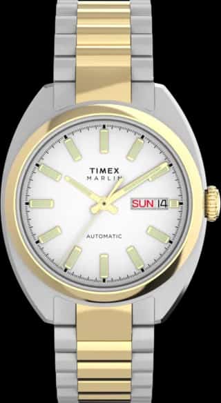 Timex Marlin Draper Automatic 37mm Stainless Steel Bracelet Watch