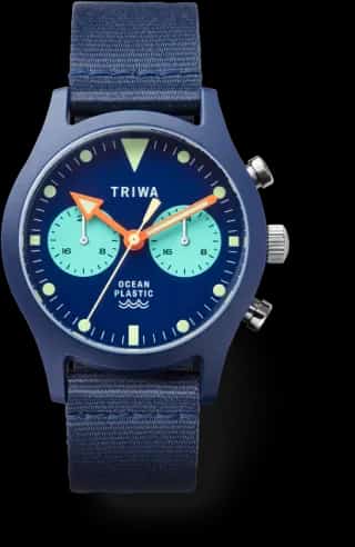 TRIWA Ocean Timer Blue