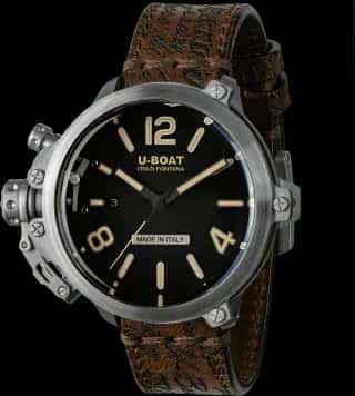 U-Boat CAPSULE 50MM SS BK BE