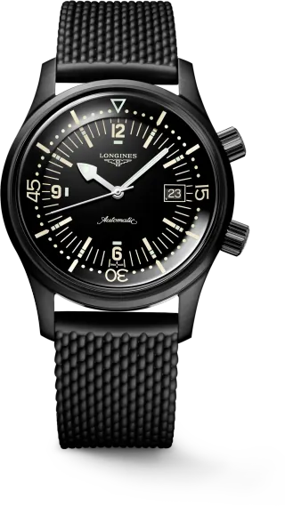 Longines LEGEND DIVER 42 BLACK LACQUERED