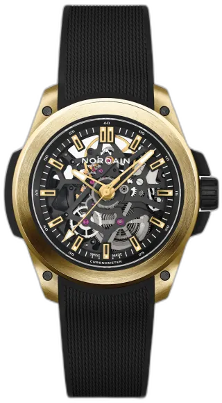 Norqain Wild ONE Skeleton 39mm Limited Edition Yellow Gold