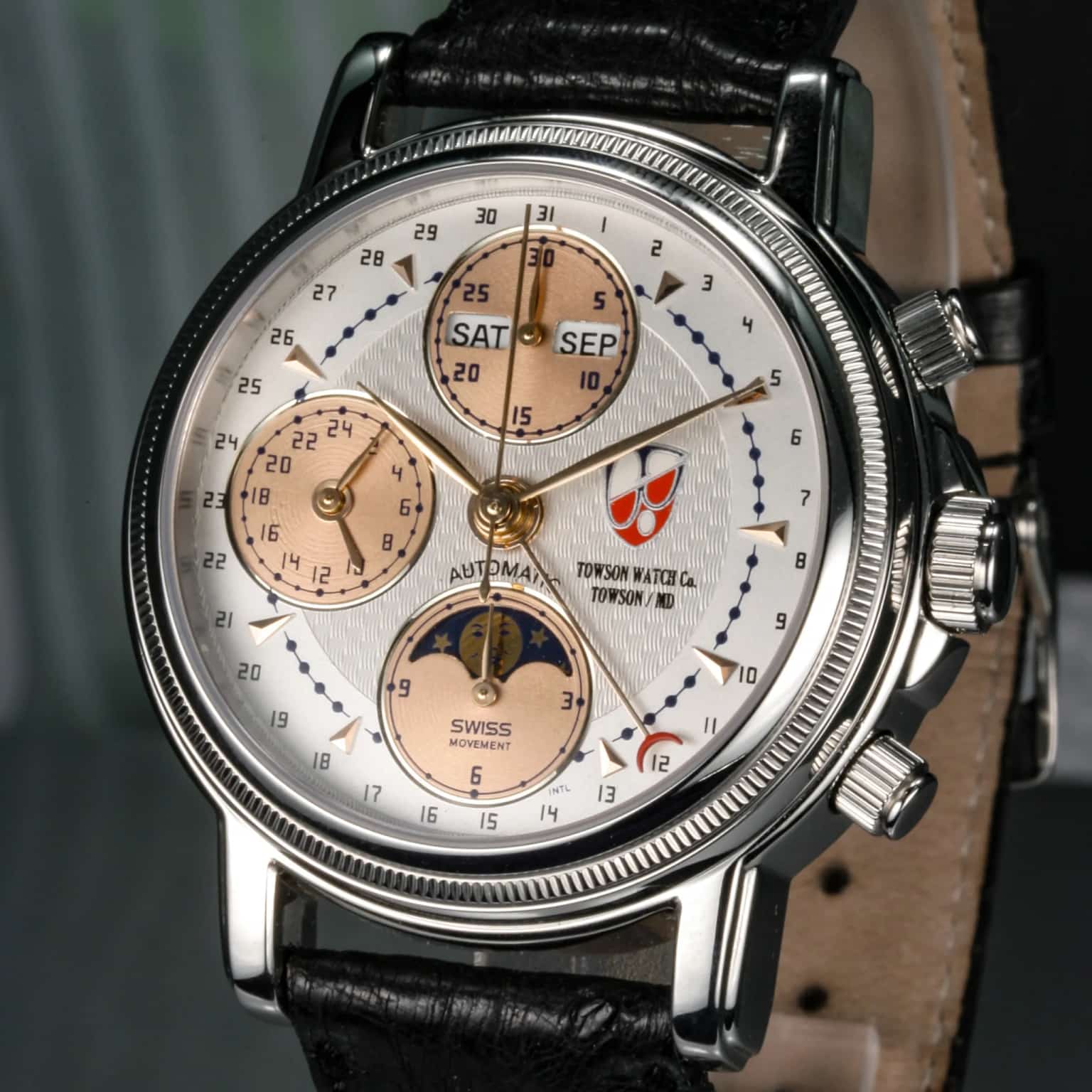 Towson Watch Co Cockpit Moon
