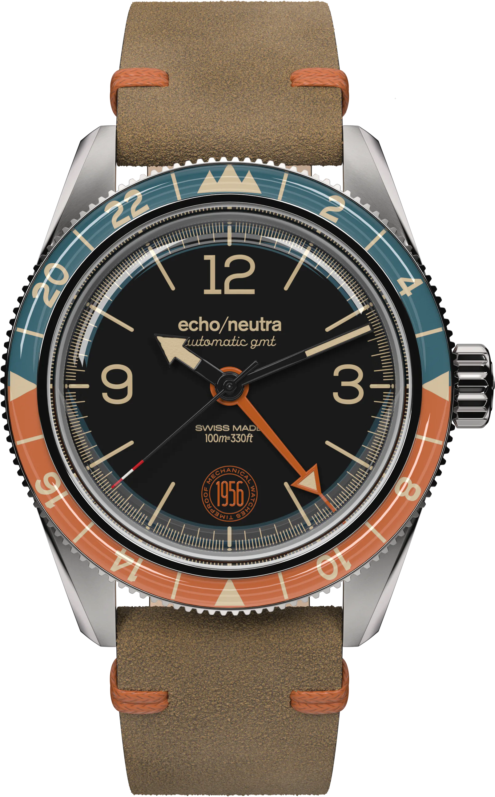 Echo/Neutra 1956 GMT — alternative to Christopher Ward Twelve X Black Shadow