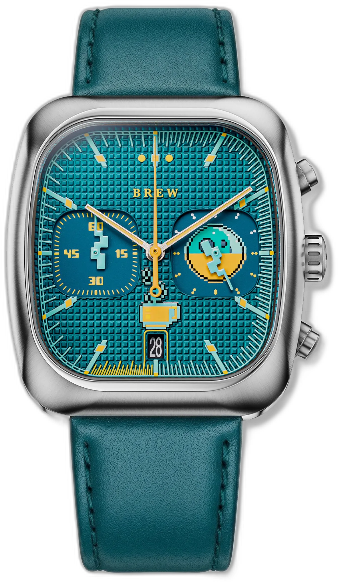 Brew 8-Bit V2 — alternative to Christopher Ward Twelve X Black Shadow