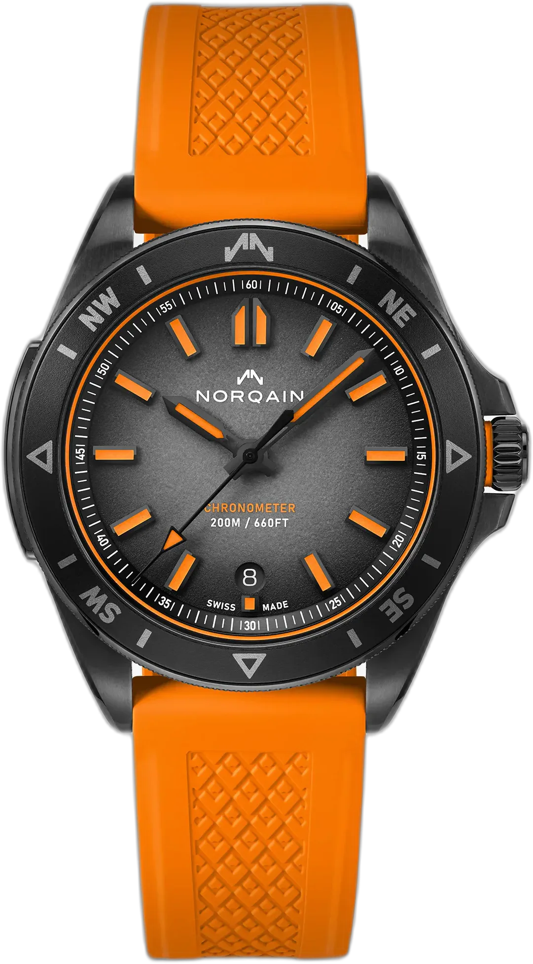 Norqain Adventure NEVEREST 40mm Limited Edition — alternative to Christopher Ward Twelve X Black Shadow