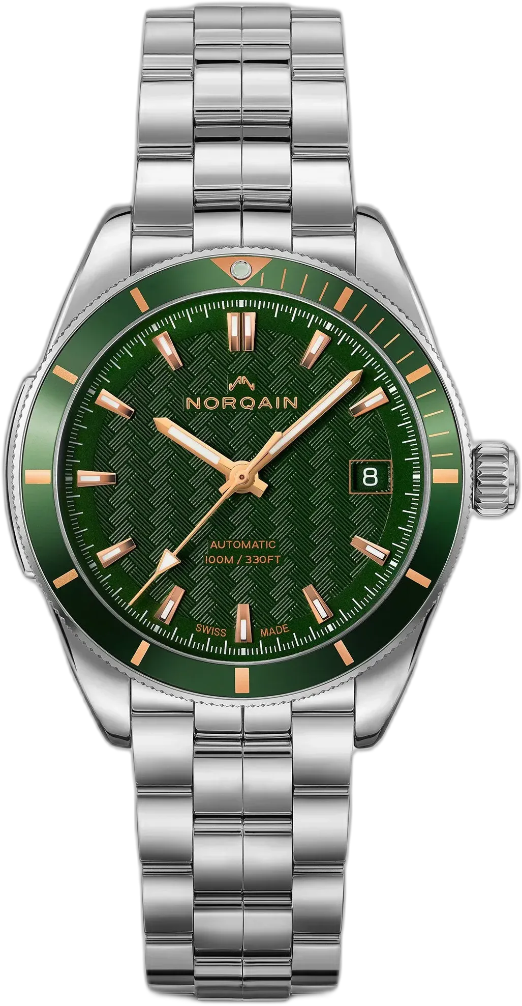Norqain Adventure Sport 37mm Green — alternative to anOrdain Model 2