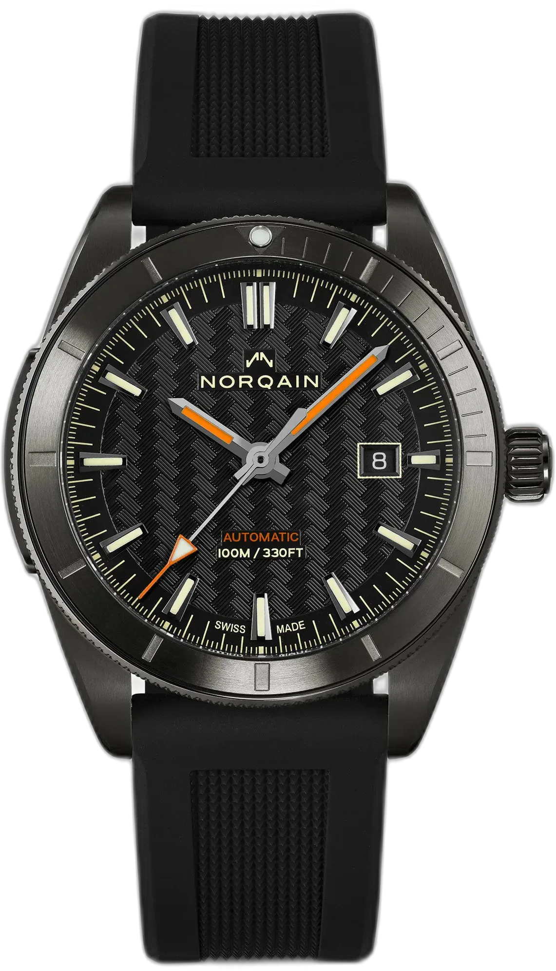 Norqain Adventure Sport 42mm Matterhorn Ultraks — alternative to Christopher Ward Twelve X Black Shadow