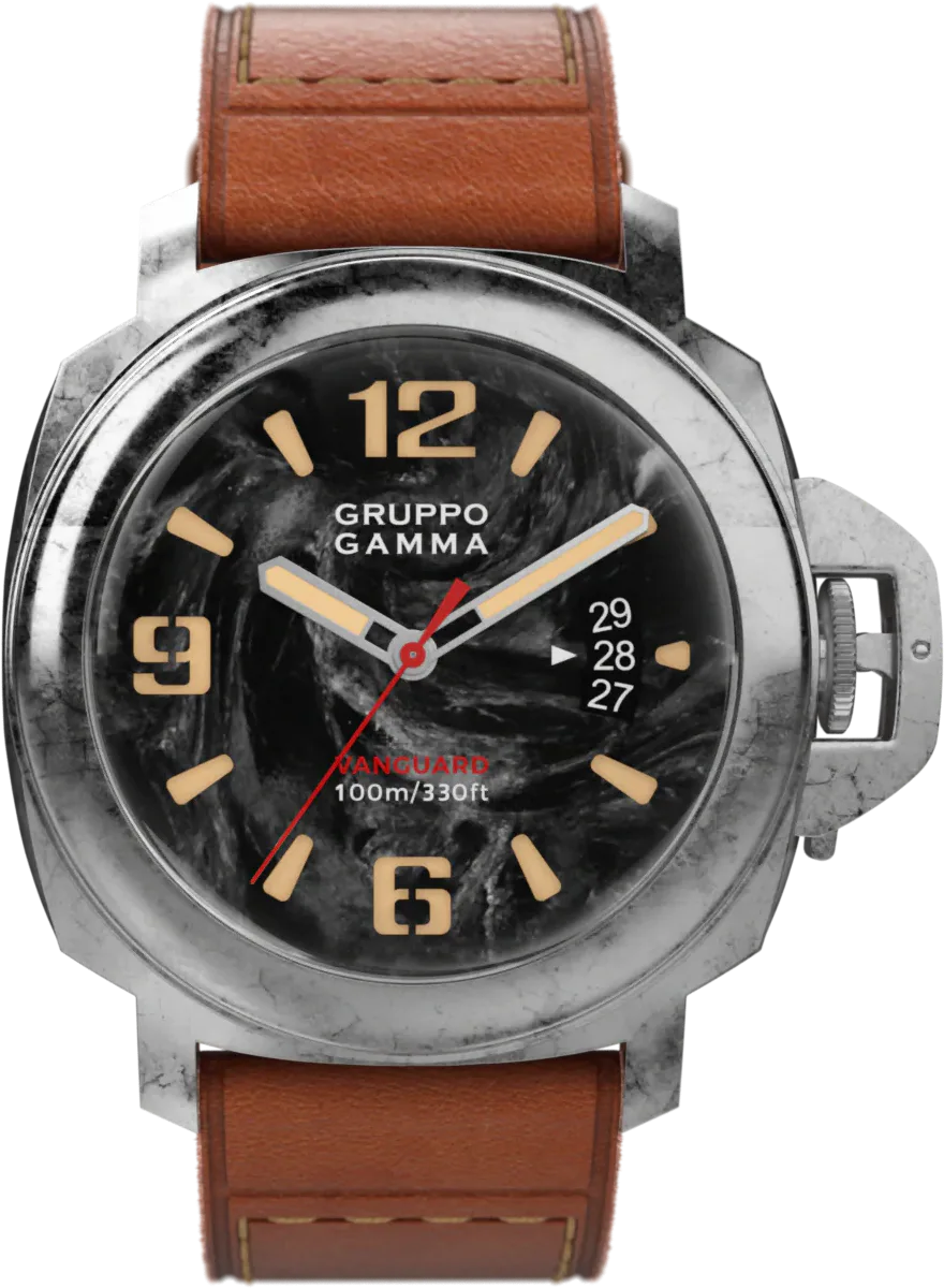 Gruppo Gamma Vanguard Weathered Date — alternative to Christopher Ward The Twelve 40 (Ti)