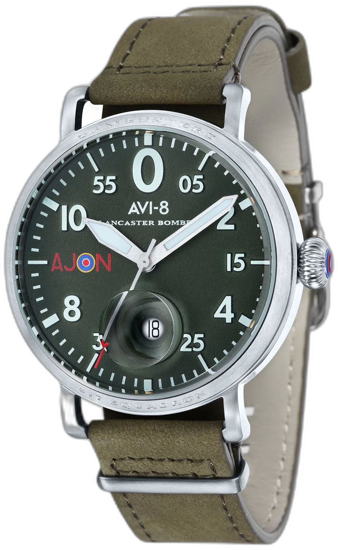 AVI-8 Khaki — alternative to Hamilton Khaki Aviation X-Wind GMT Chrono Quartz