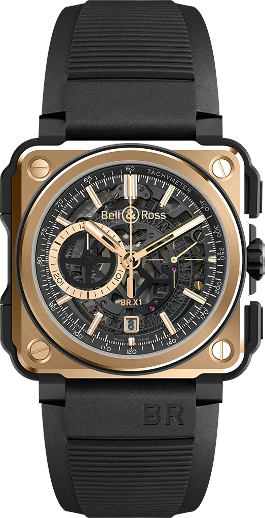 Bell & Ross BR-X1  ROSE GOLD & CERAMIC — alternative to Christopher Ward Twelve X (Ti)