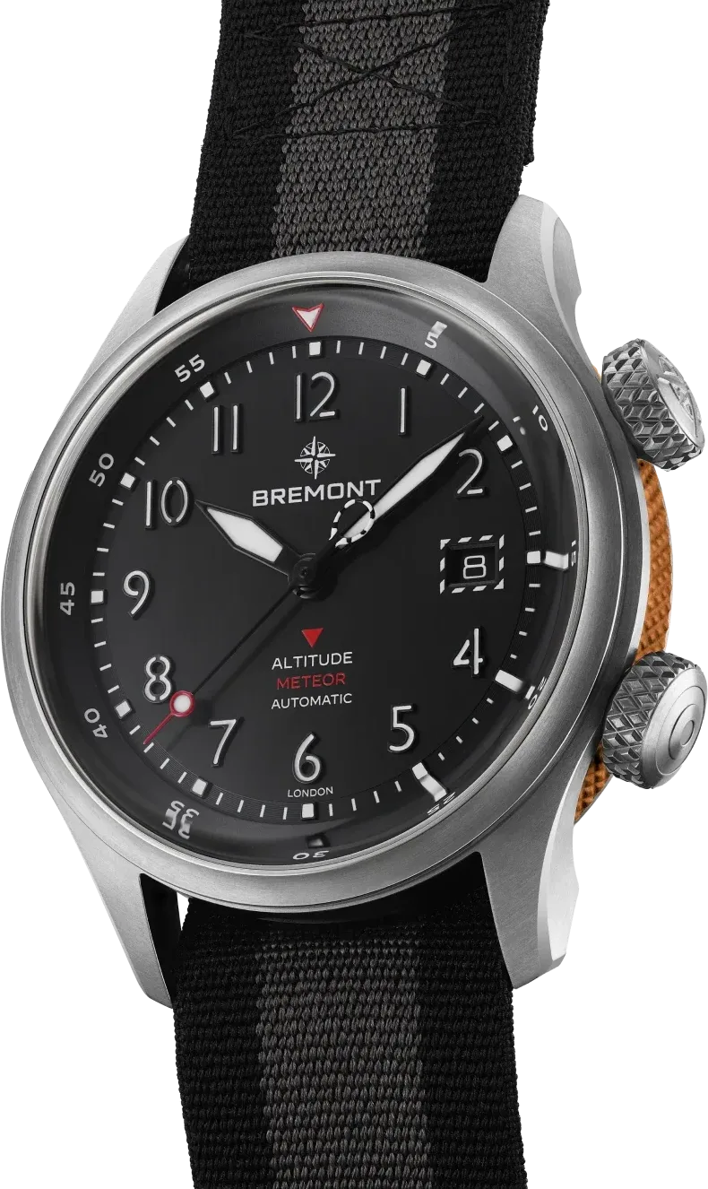 Bremont Black / Orange 42mm — alternative to AVI-8 Pilot Grey