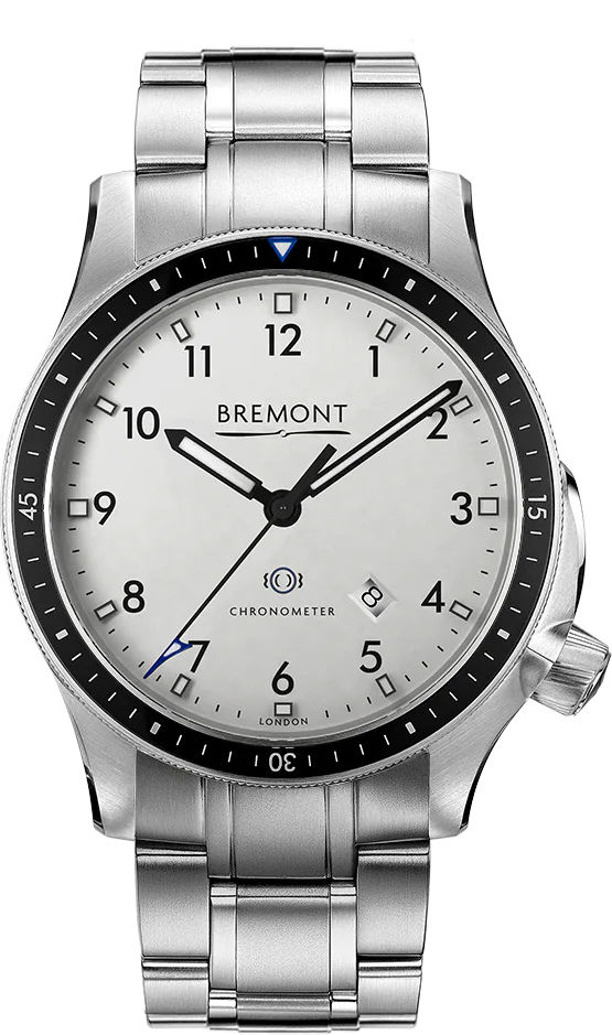 Bremont Model 1 Stainless White — alternative to AVI-8 Pilot Grey
