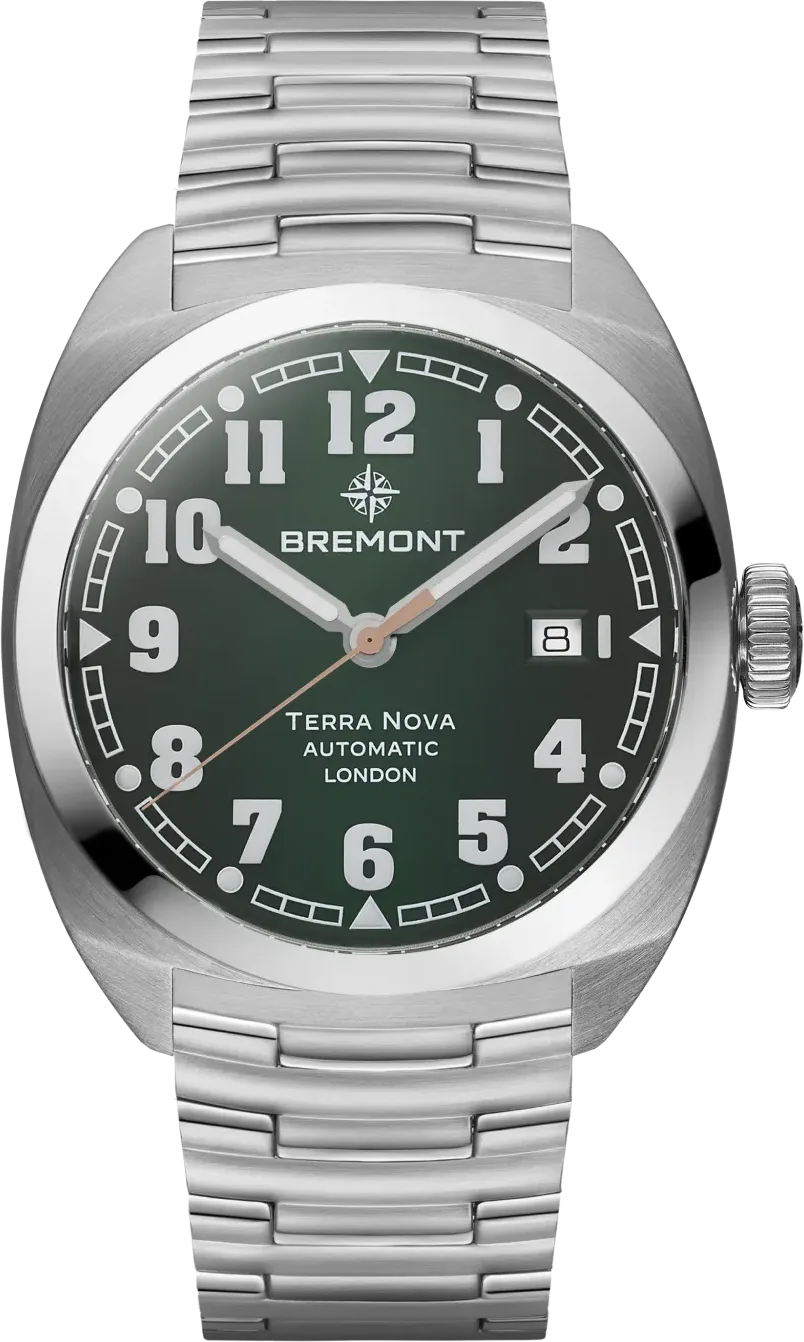 Bremont Date Green 40.5mm — alternative to Praesidus White Canvas - Bonklip