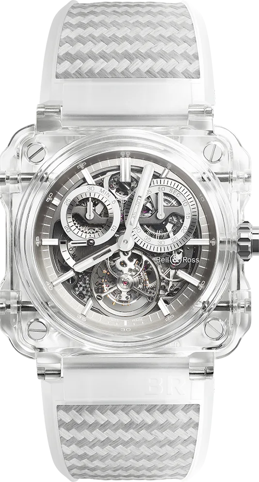 Bell & Ross BR-X1 TOURBILLON  SAPPHIRE CHRONOGRAPH — alternative to Bell & Ross BR-X2 tourbillon skeleton micro rotor