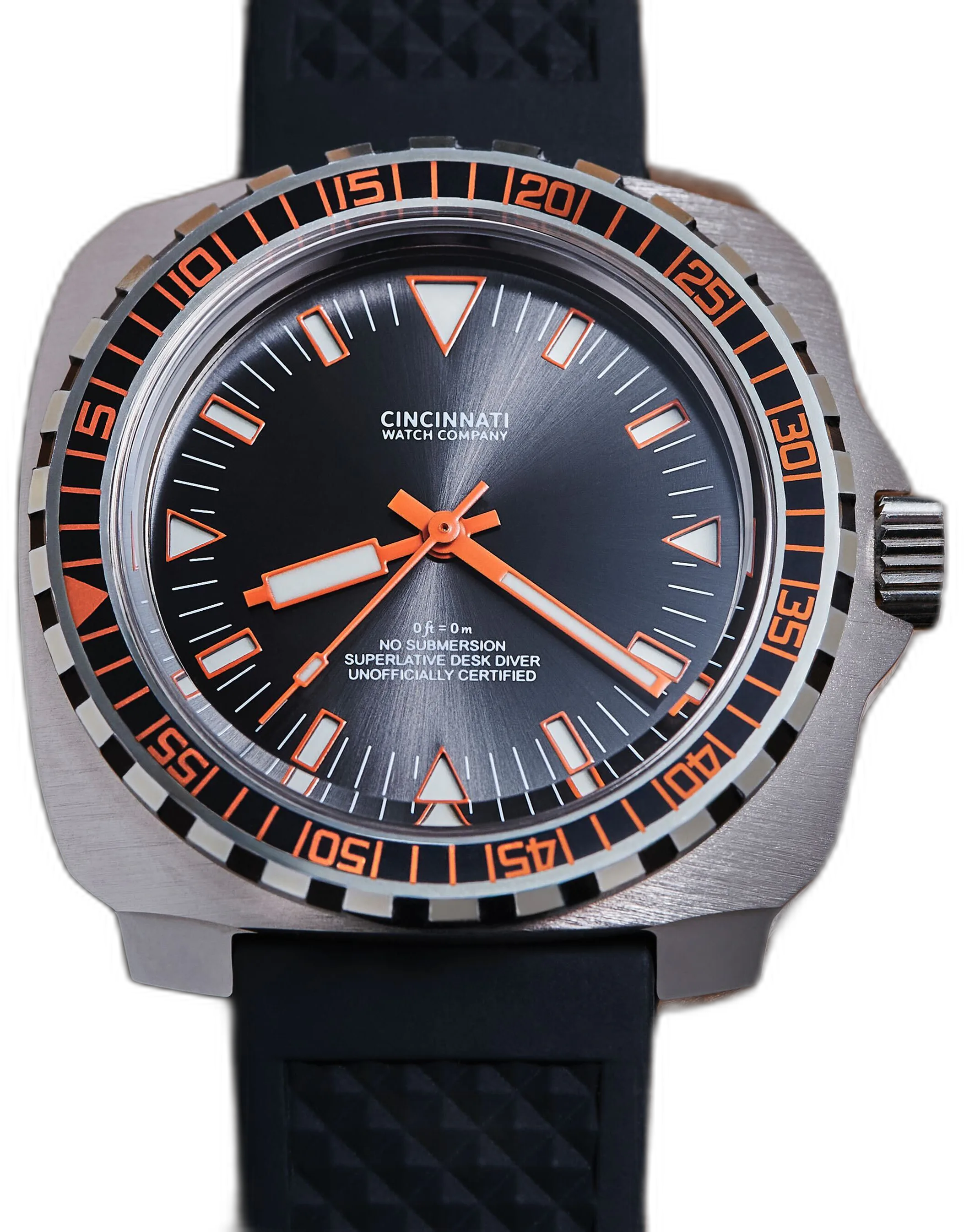 Cincinnati Watch Company Desk Diver — alternative to Baltic Aquascaphe Bronze