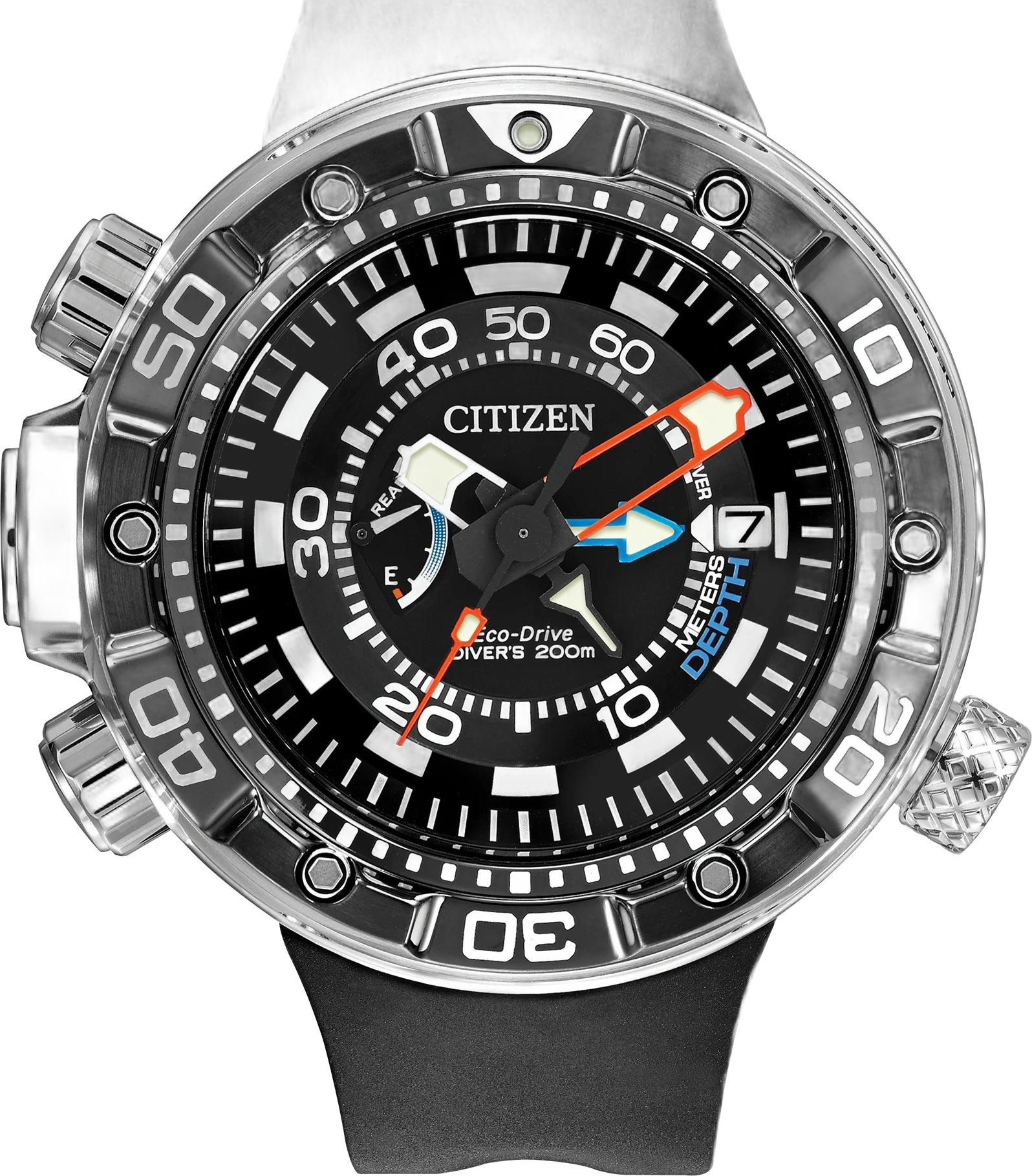 Citizen Promaster Aqualand 200M Depth Meter — alternative to CWC Ti300 Titanium 5 Quartz Divers Watch