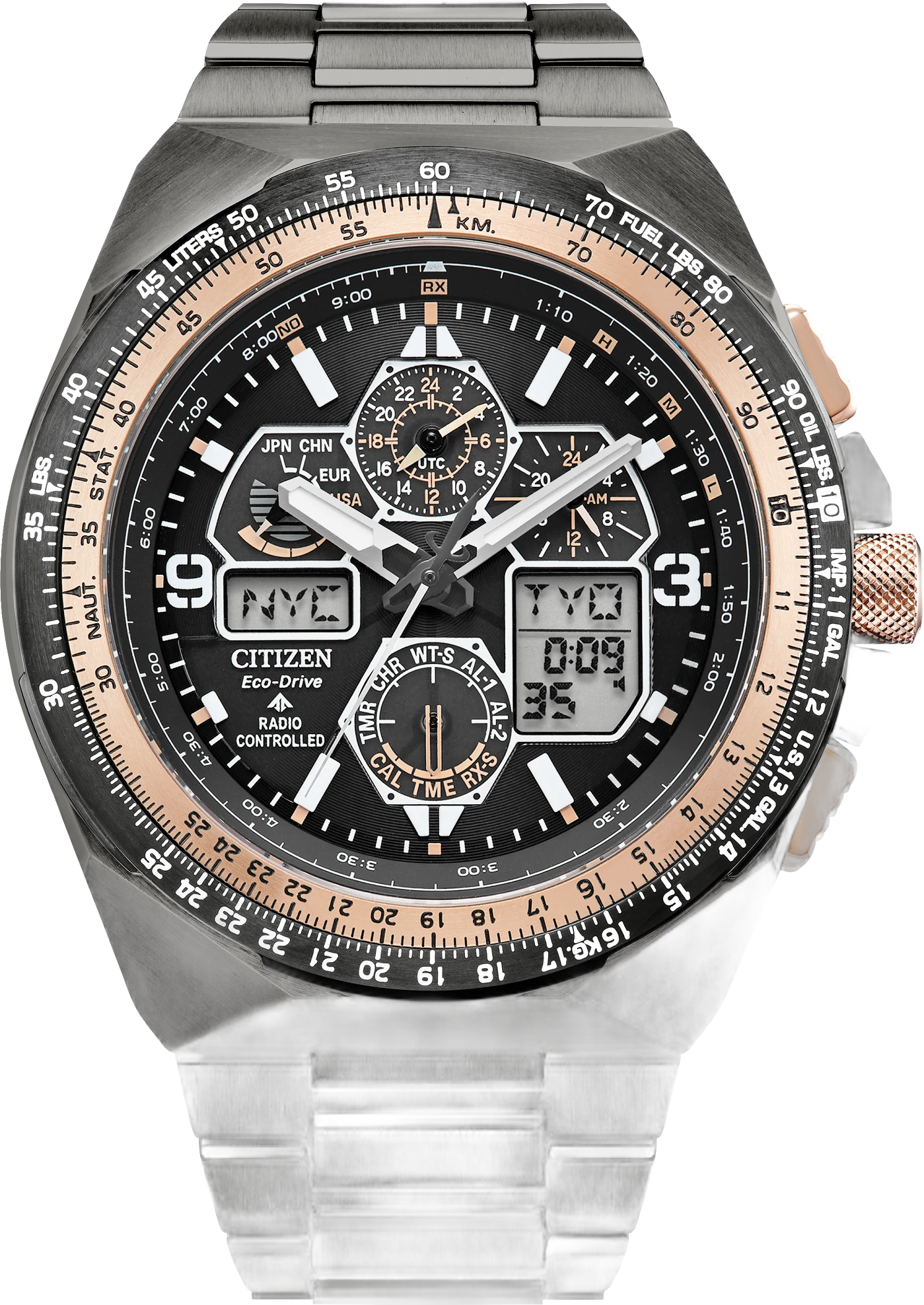 Citizen Promaster Skyhawk A-T — alternative to Hamilton Khaki Aviation X-Wind GMT Chrono Quartz