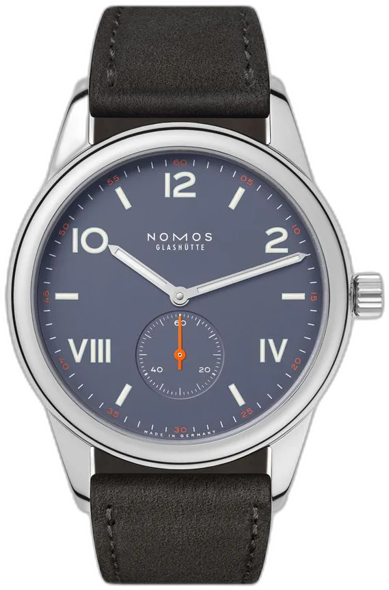 NOMOS Glashütte Club Campus 38 blue purple — alternative to Christopher Ward The Twelve 660