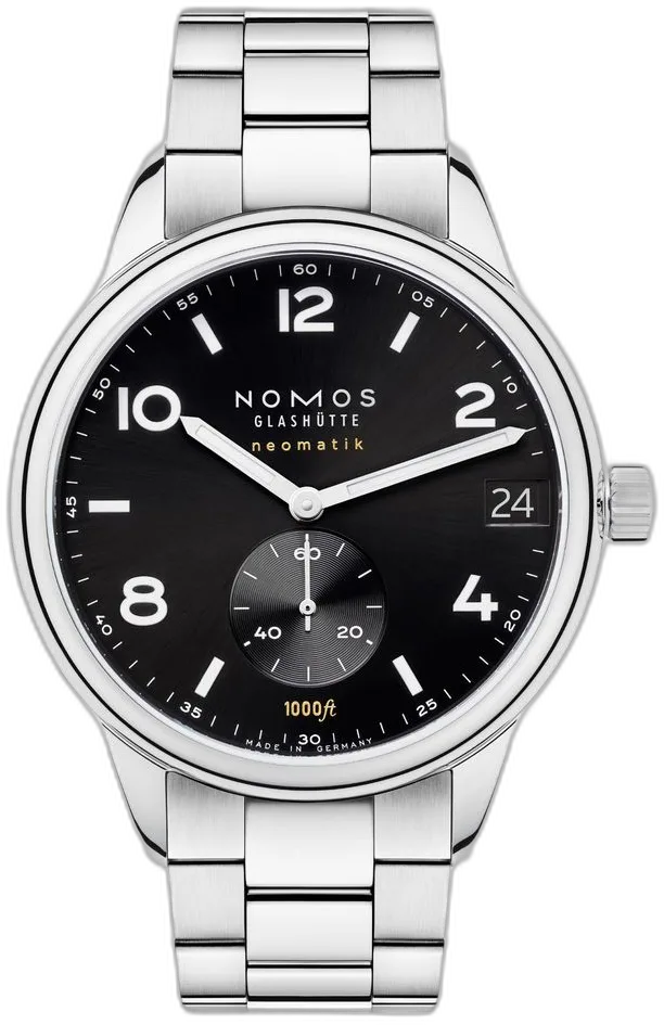 NOMOS Glashütte Club Sport neomatik 42 date black — alternative to Christopher Ward Twelve X Black Shadow
