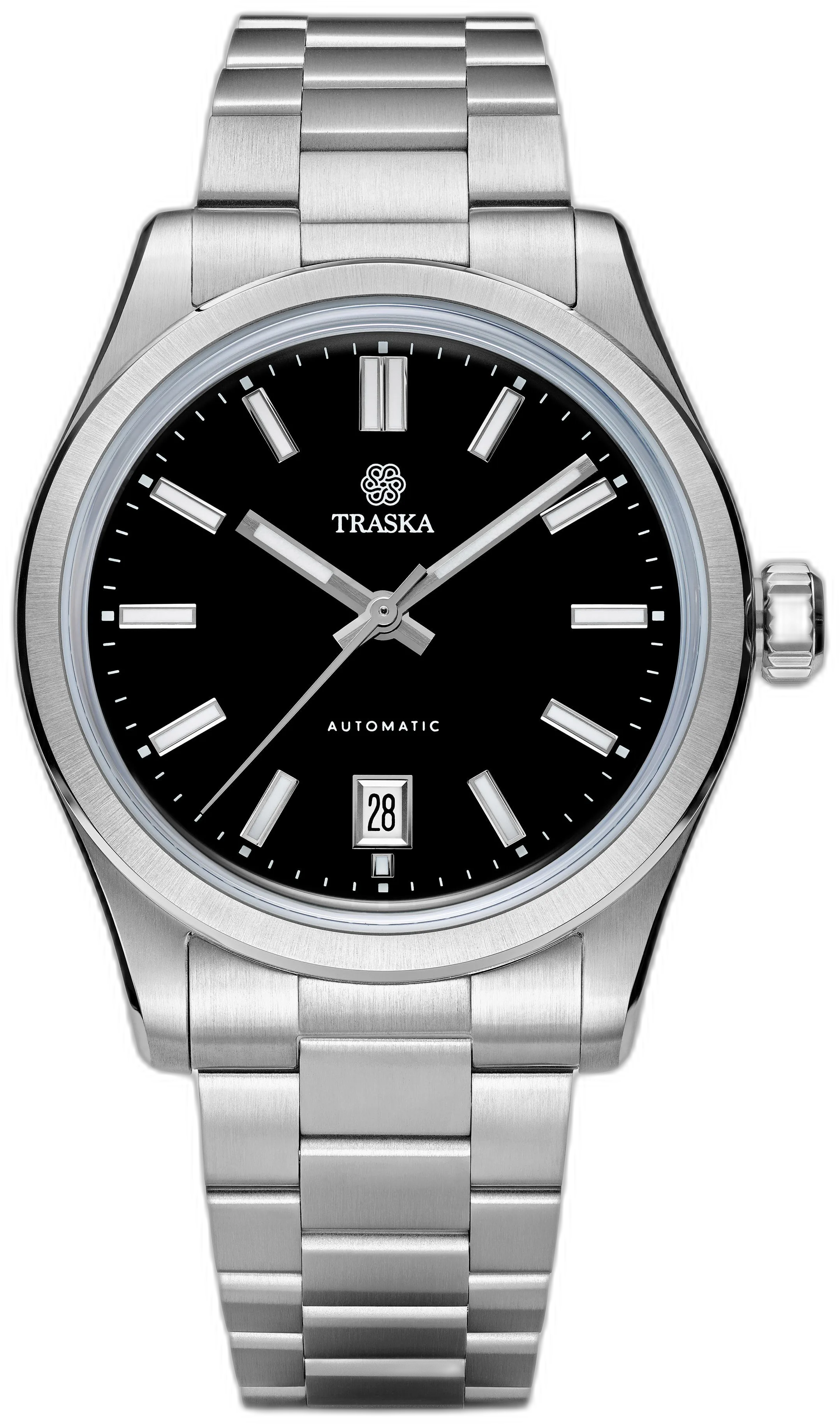 Traska Commuter Carbon Black — alternative to Christopher Ward Twelve X Black Shadow
