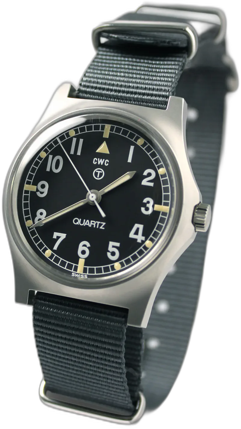 CWC G10 Fatboy-80 Quartz Re-Issue Watch — alternative to Hamilton Khaki Aviation X-Wind GMT Chrono Quartz
