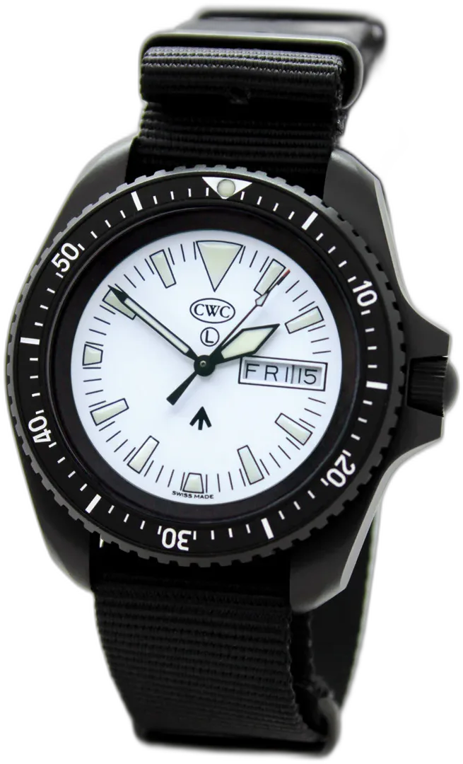 CWC SBS Black Ice Quartz Watch — alternative to CWC Ti300 Titanium 5 Quartz Divers Watch