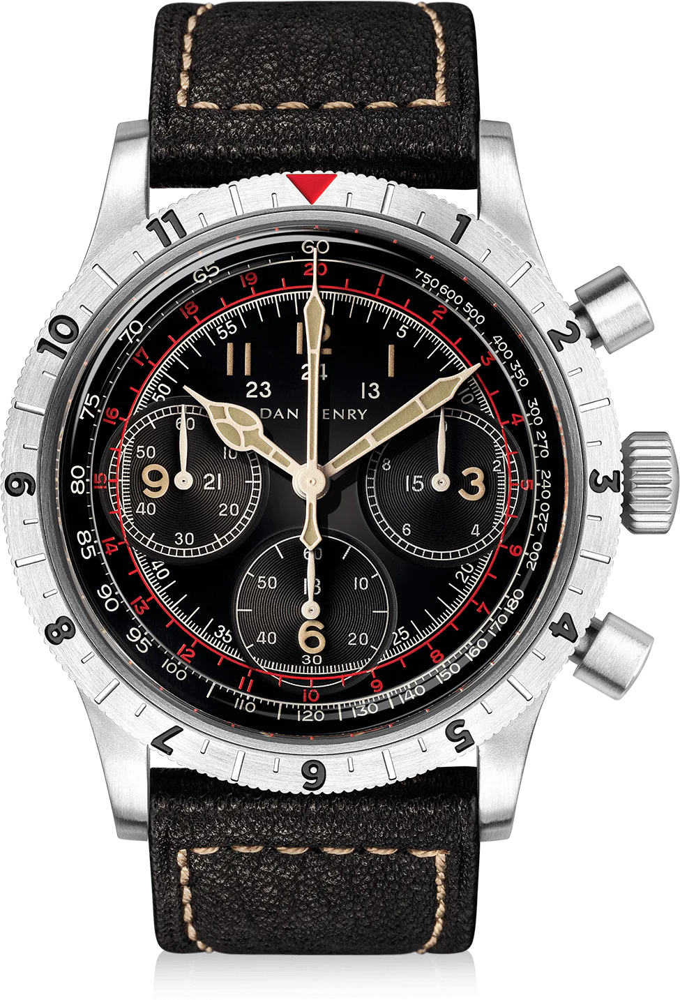 Dan Henry Standard — alternative to Hamilton Khaki Aviation X-Wind GMT Chrono Quartz