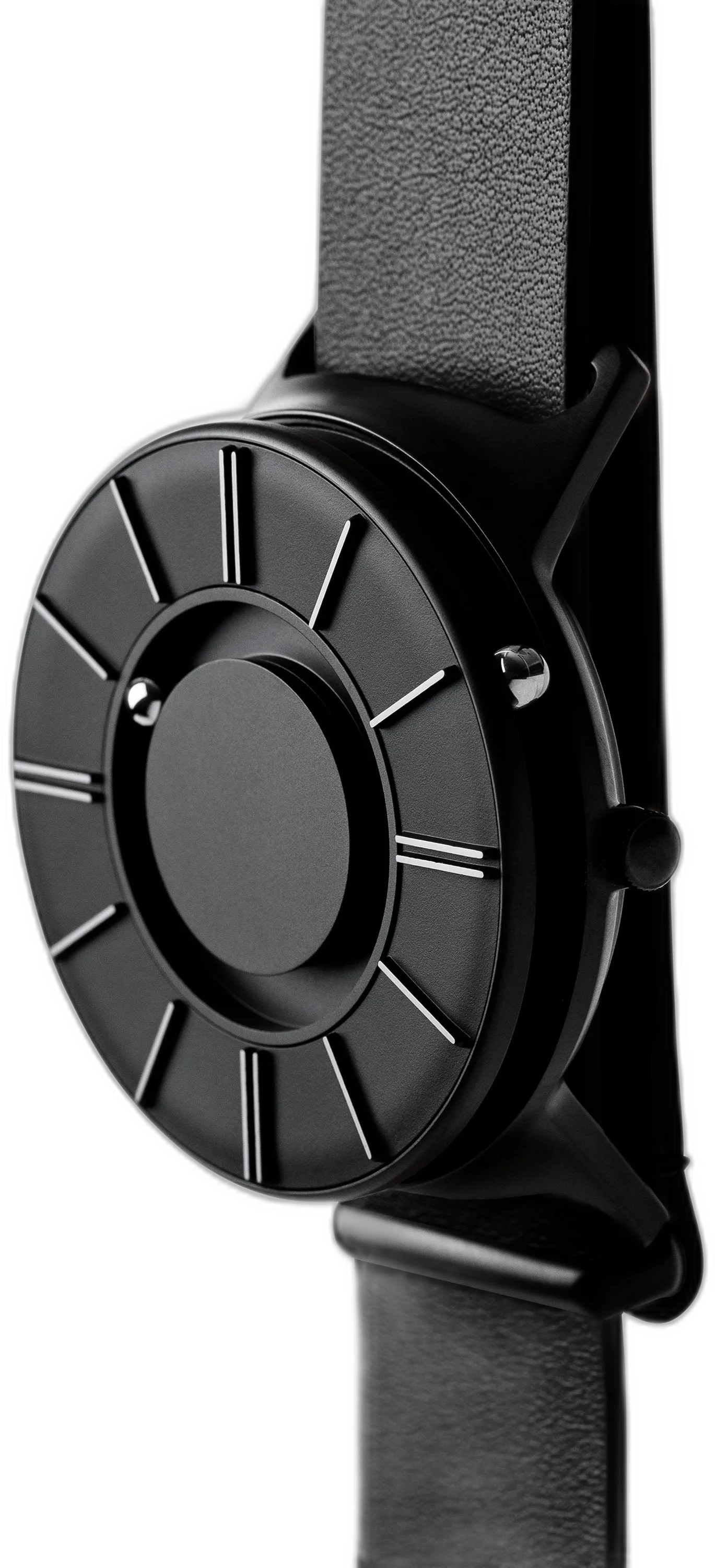 Eone Leather Black — alternative to Eone Mesh Silver 40mm