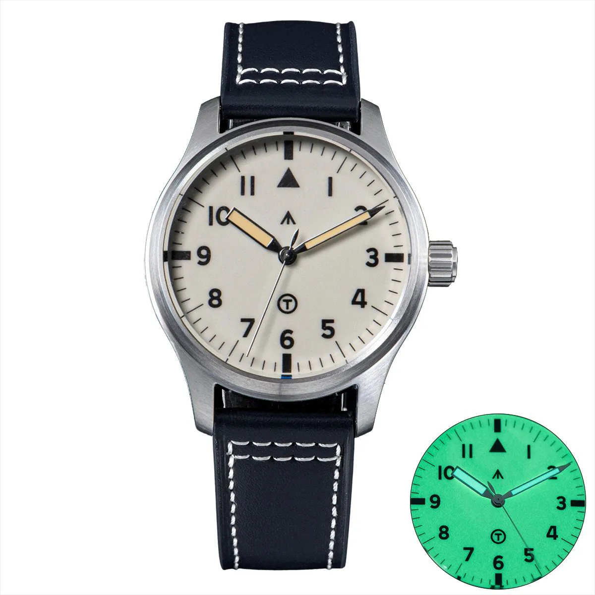 Seestern S424 Full Lume Pilot — alternative to Christopher Ward The Twelve