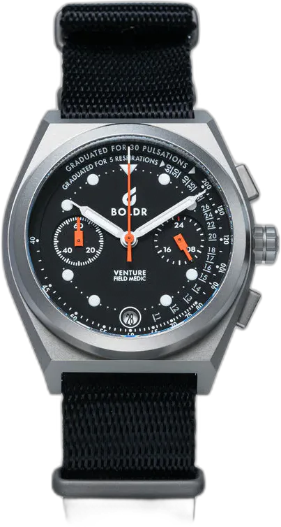 Boldr Field Medic — alternative to Bell & Ross BR-S black matte