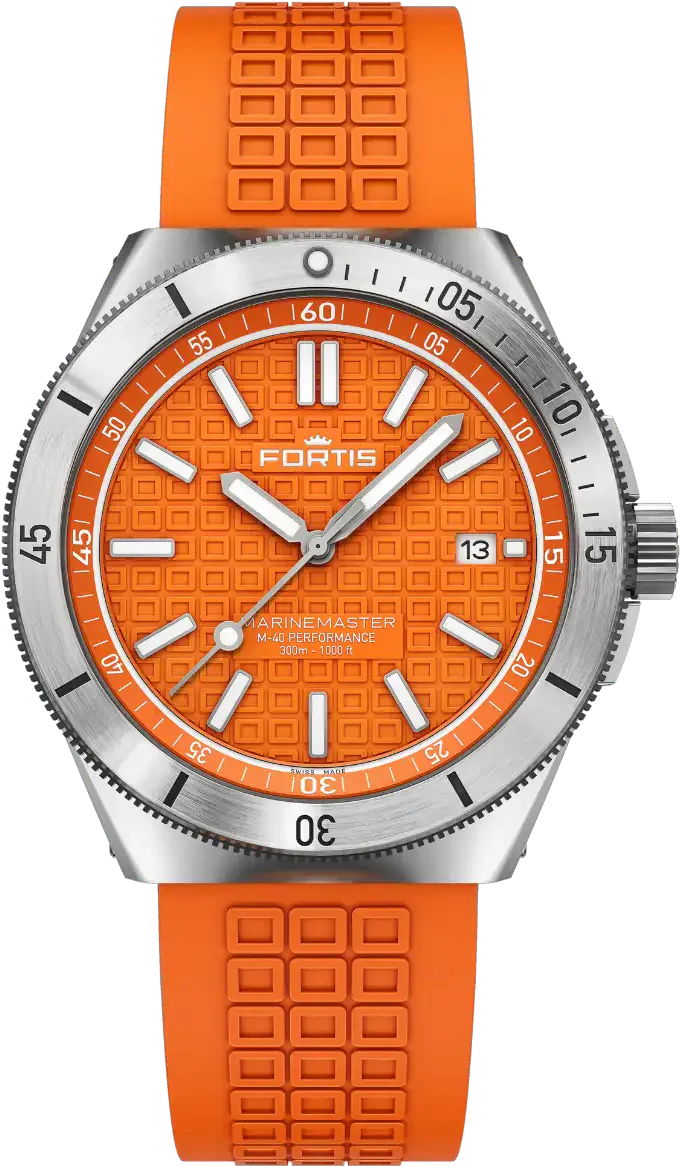 Fortis Amber Orange — alternative to Baltic Aquascaphe Titanium