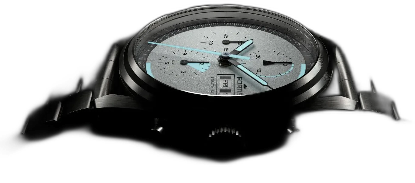 Fortis White Dust — alternative to Bremont Black 43mm