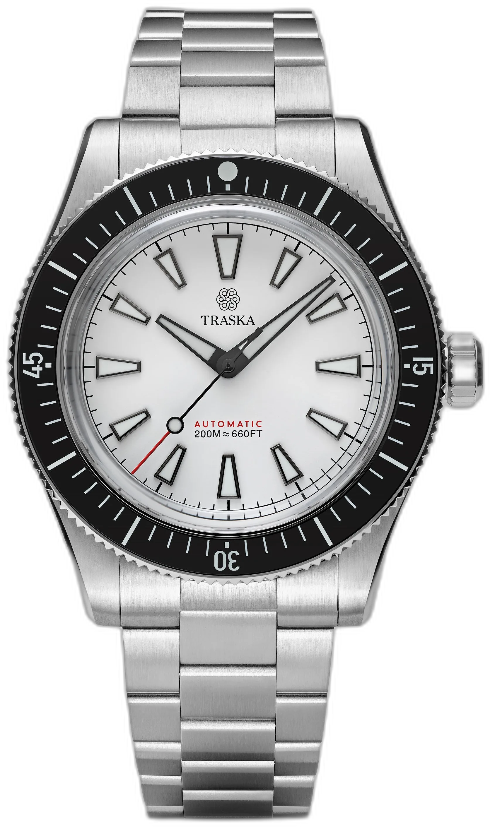 Traska Freediver Arctic — alternative to Christopher Ward Twelve X Black Shadow