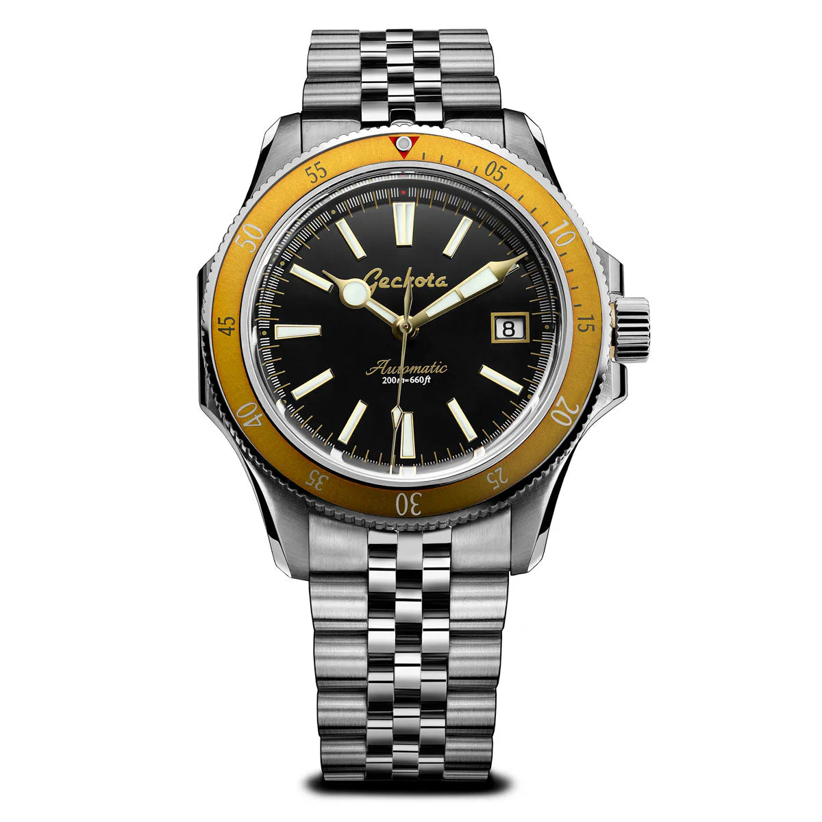 Geckota Amber Bezel — alternative to Baltic Aquascaphe Titanium