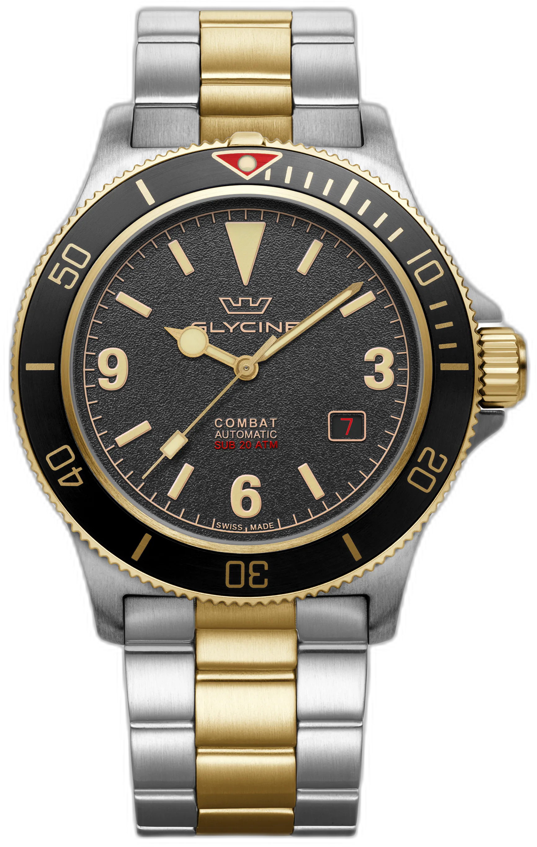 Glycine Combat Sub Vintage — alternative to Christopher Ward Twelve X Black Shadow