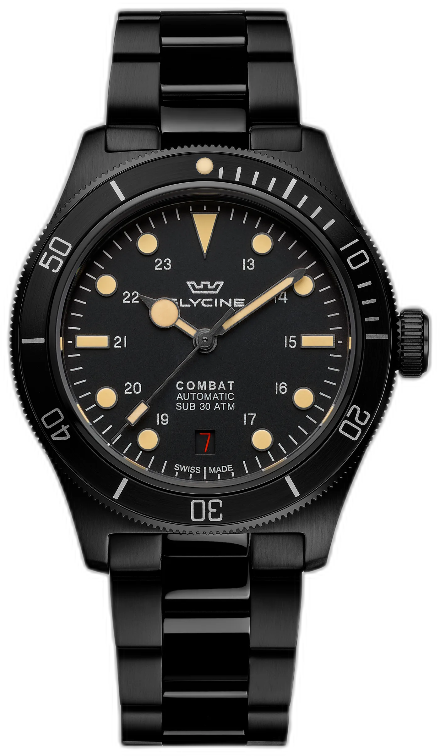 Glycine Combat Sub Sport — alternative to Christopher Ward Twelve X Black Shadow